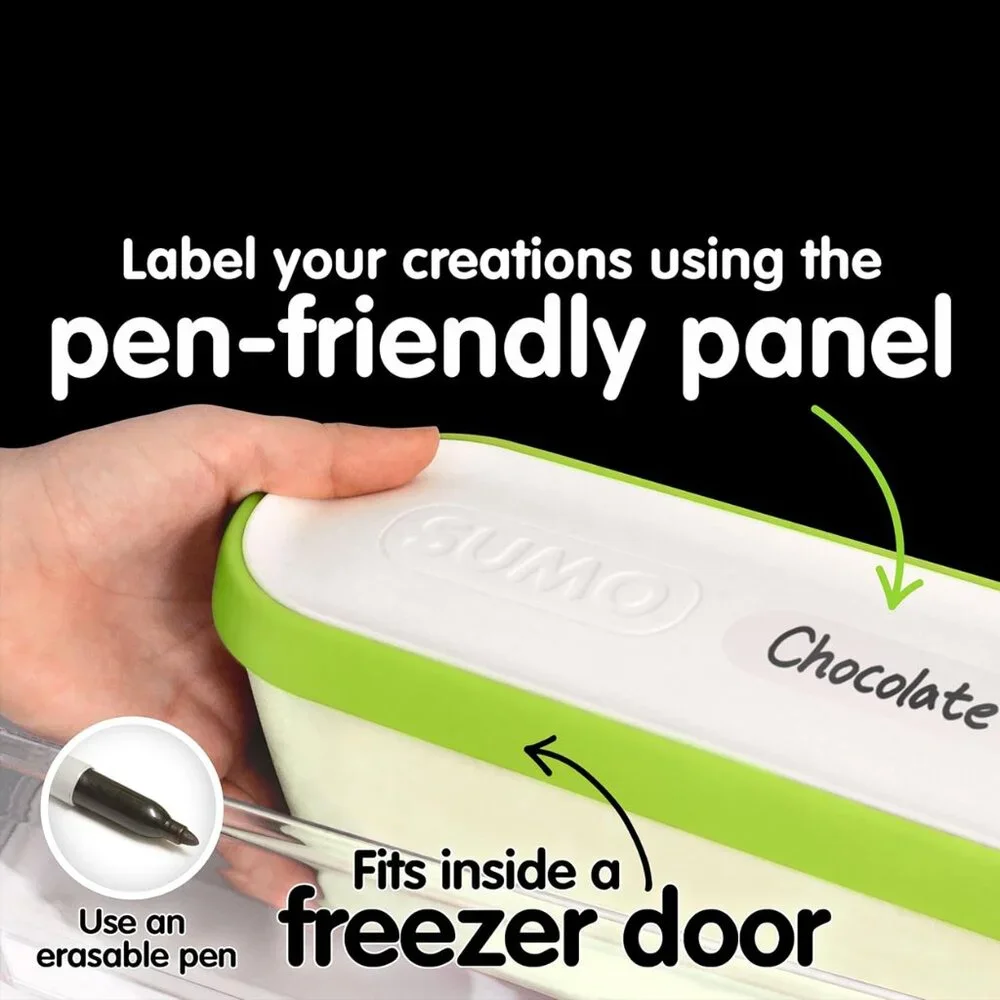 SUMO Ice Cream Container Fits Freezer Door